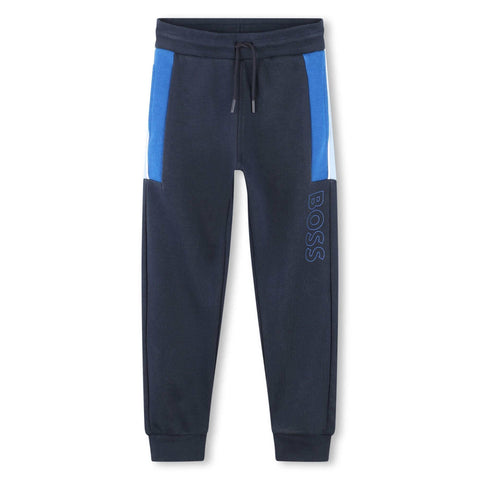 BOSS Boys Navy & Blue Logo Tracksuit BOSS Boys Navy & Blue Logo Tracksuit