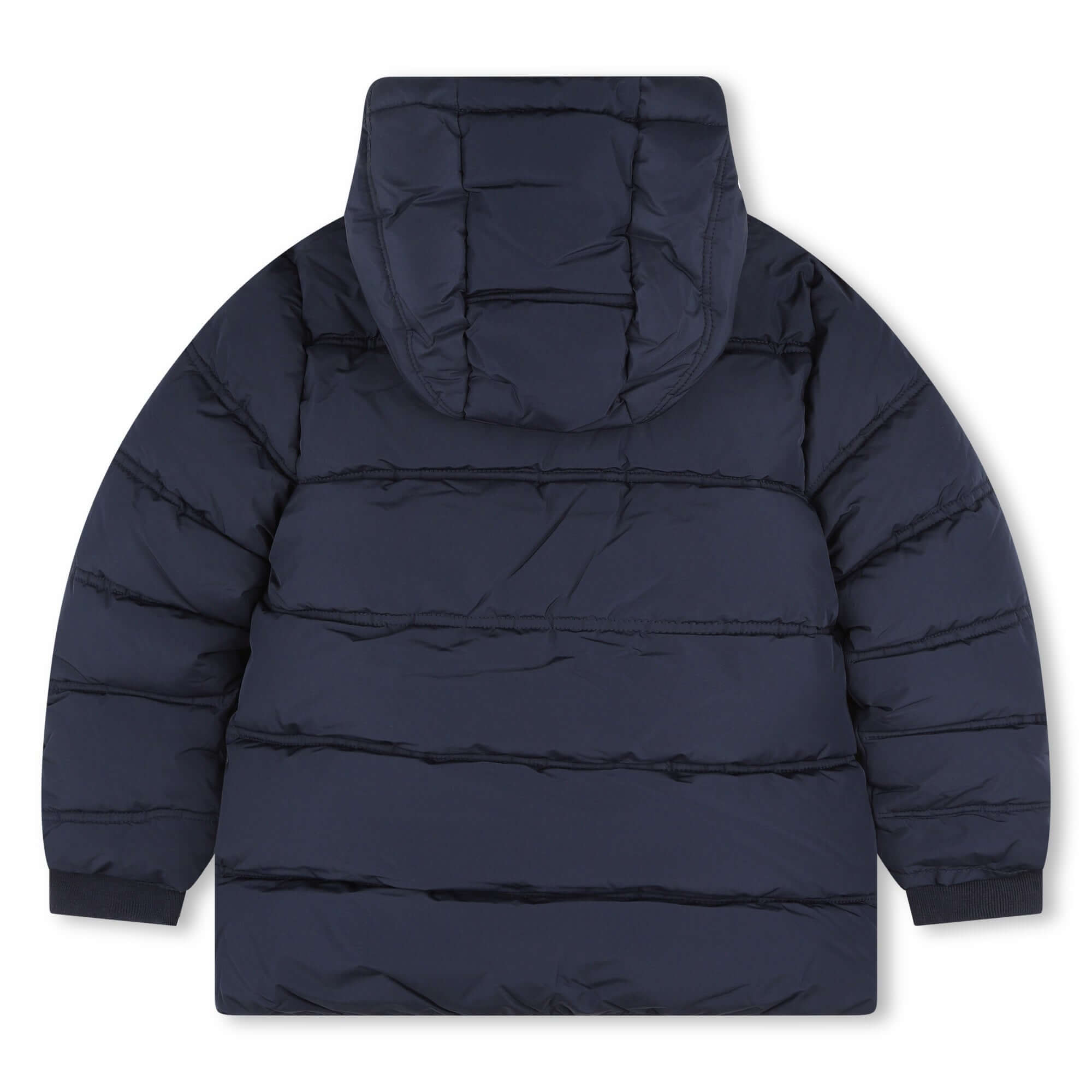 BOSS Boys Navy Logo Puffer Jacket BOSS Boys Navy Logo Puffer Jacket