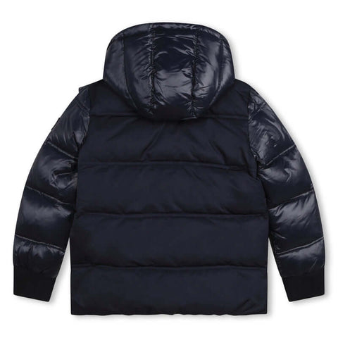 BOSS Boys Navy Puffer Coat BOSS Boys Navy Puffer Coat
