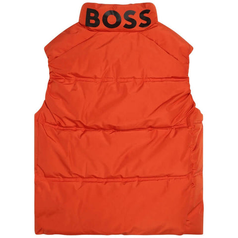 BOSS Boys Orange Gilet BOSS Boys Orange Gilet