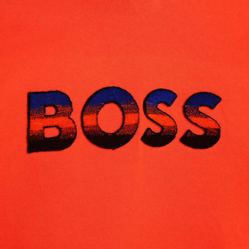 BOSS Boys Orange Hoodie BOSS Boys Orange Hoodie