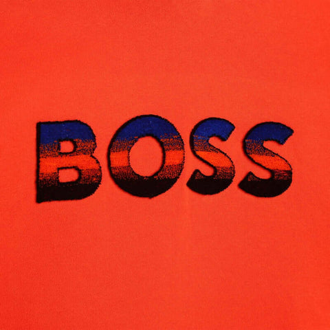 BOSS Boys Orange Hoodie BOSS Boys Orange Hoodie