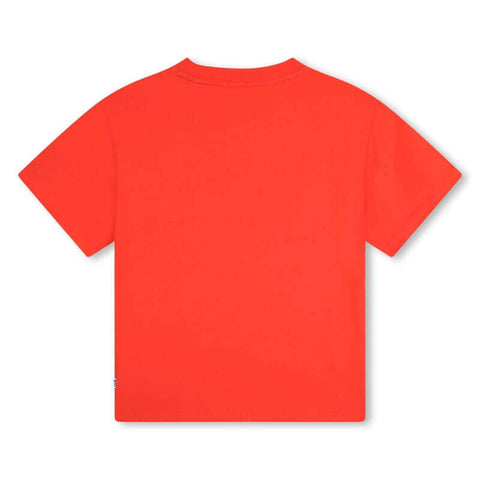 BOSS Boys Orange Logo Short Sleeve T-Shirt BOSS Boys Orange Logo Short Sleeve T-Shirt