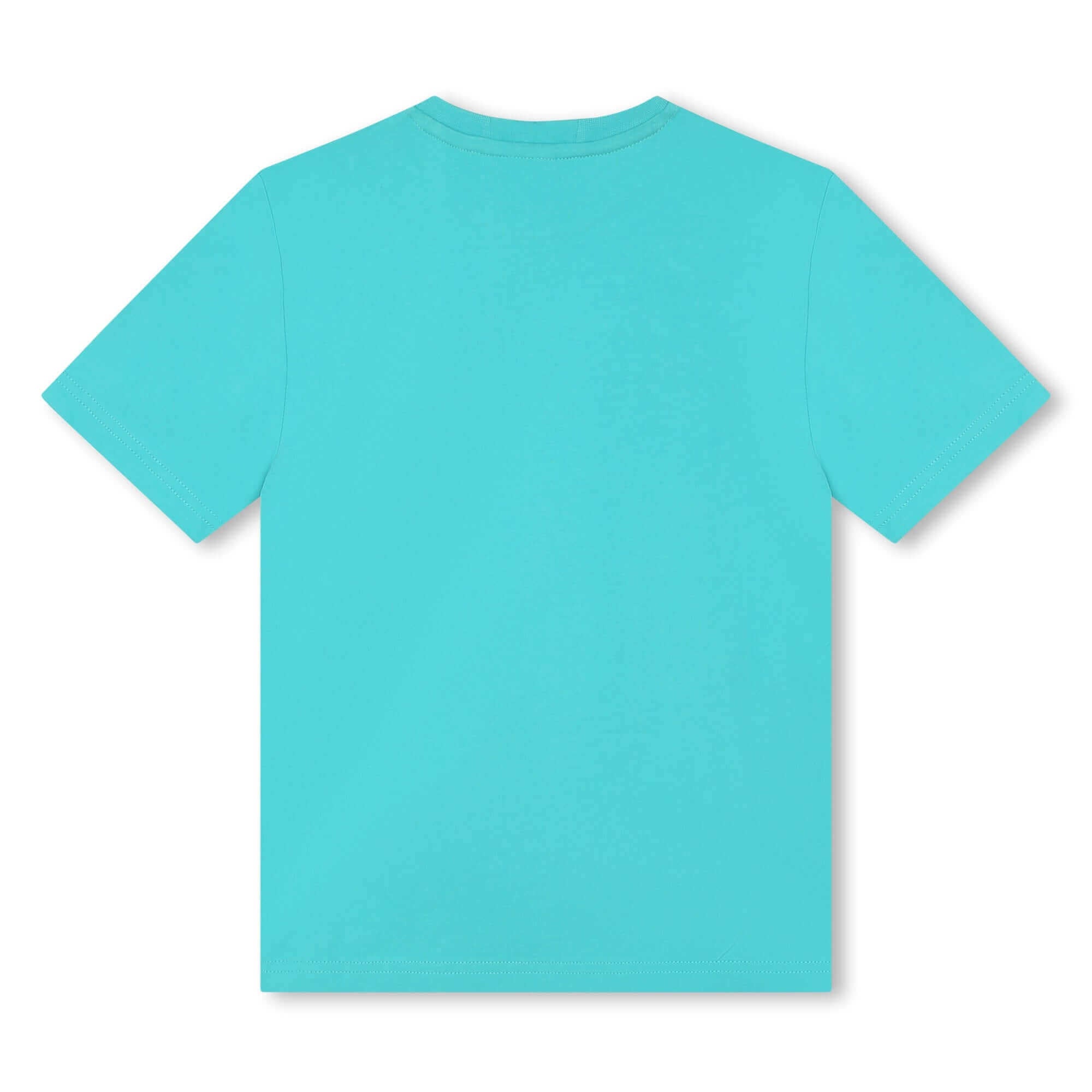 BOSS Boys Turqoise Logo Cotton T-shirt BOSS Boys Turqoise Logo Cotton T-shirt
