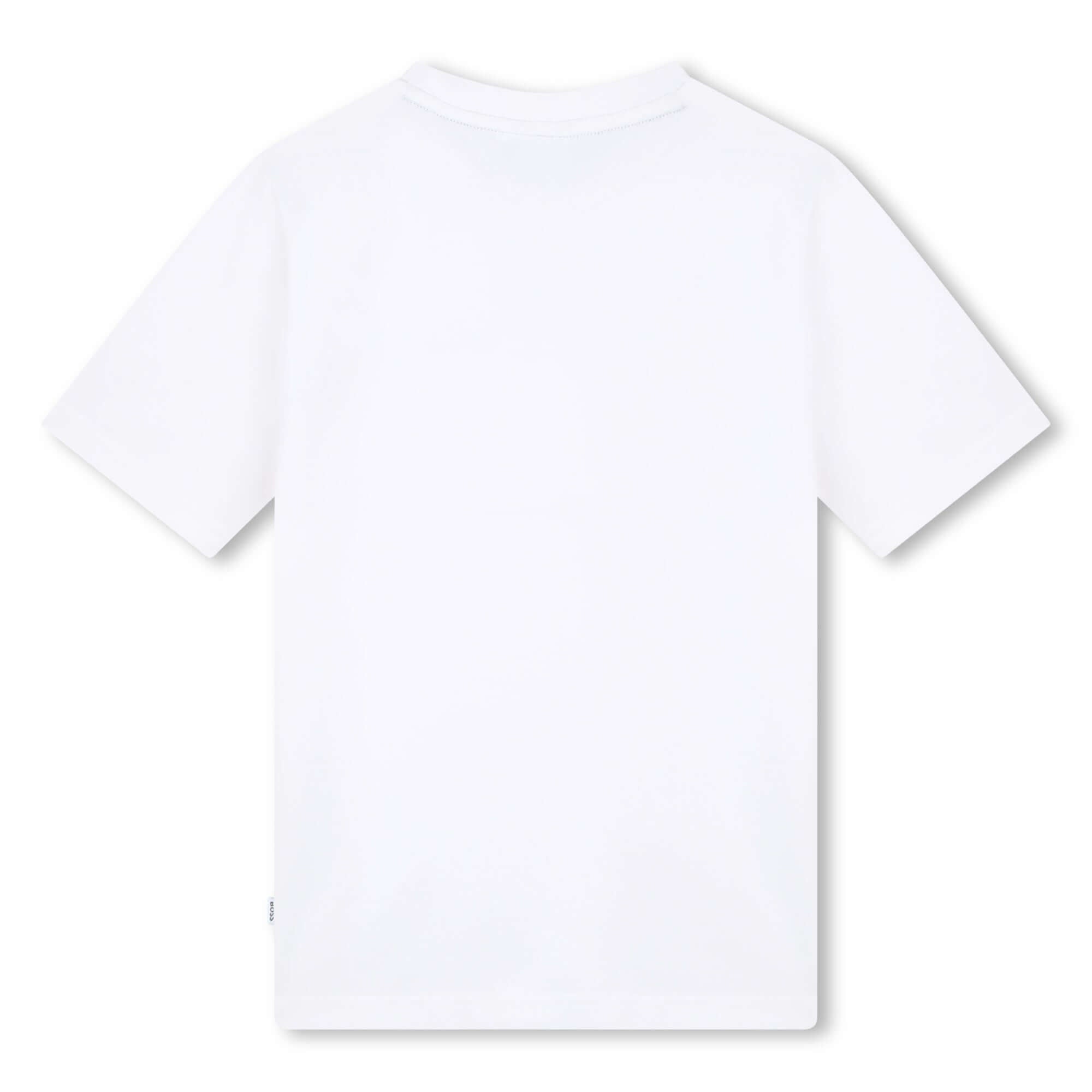 BOSS Boys White Logo Short Sleeve T-Shirt BOSS Boys White Logo Short Sleeve T-Shirt