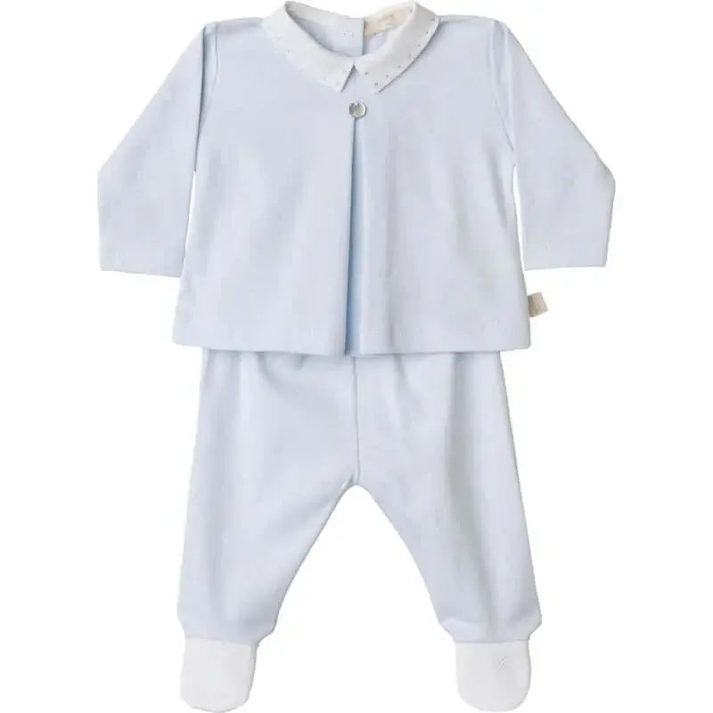 Baby Gi Baby Boys Blue Cotton Set Baby Gi Baby Boys Blue Cotton Set