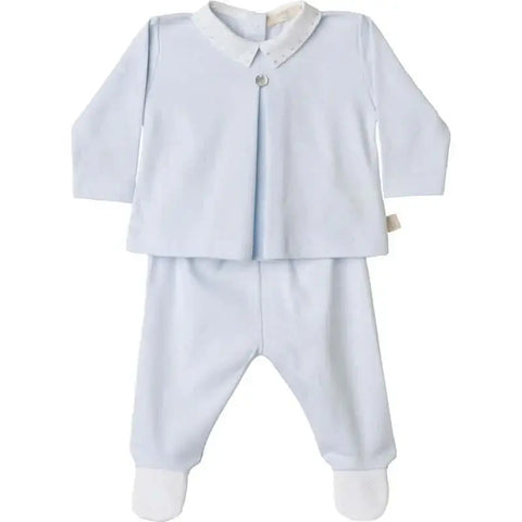 Baby Gi Baby Boys Blue Cotton Set Baby Gi Baby Boys Blue Cotton Set