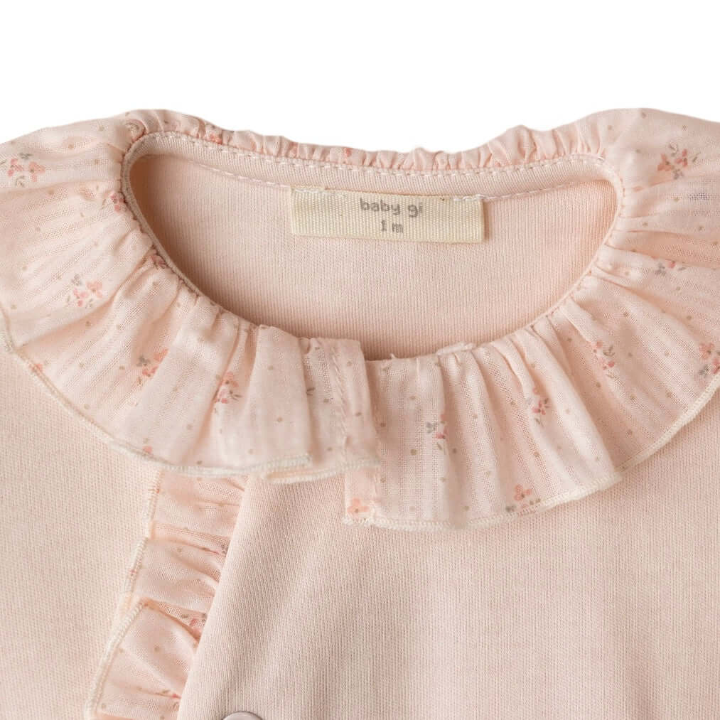 Baby Gi Baby Girls Peach Floral Baby Set Baby Gi Baby Girls Peach Floral Baby Set