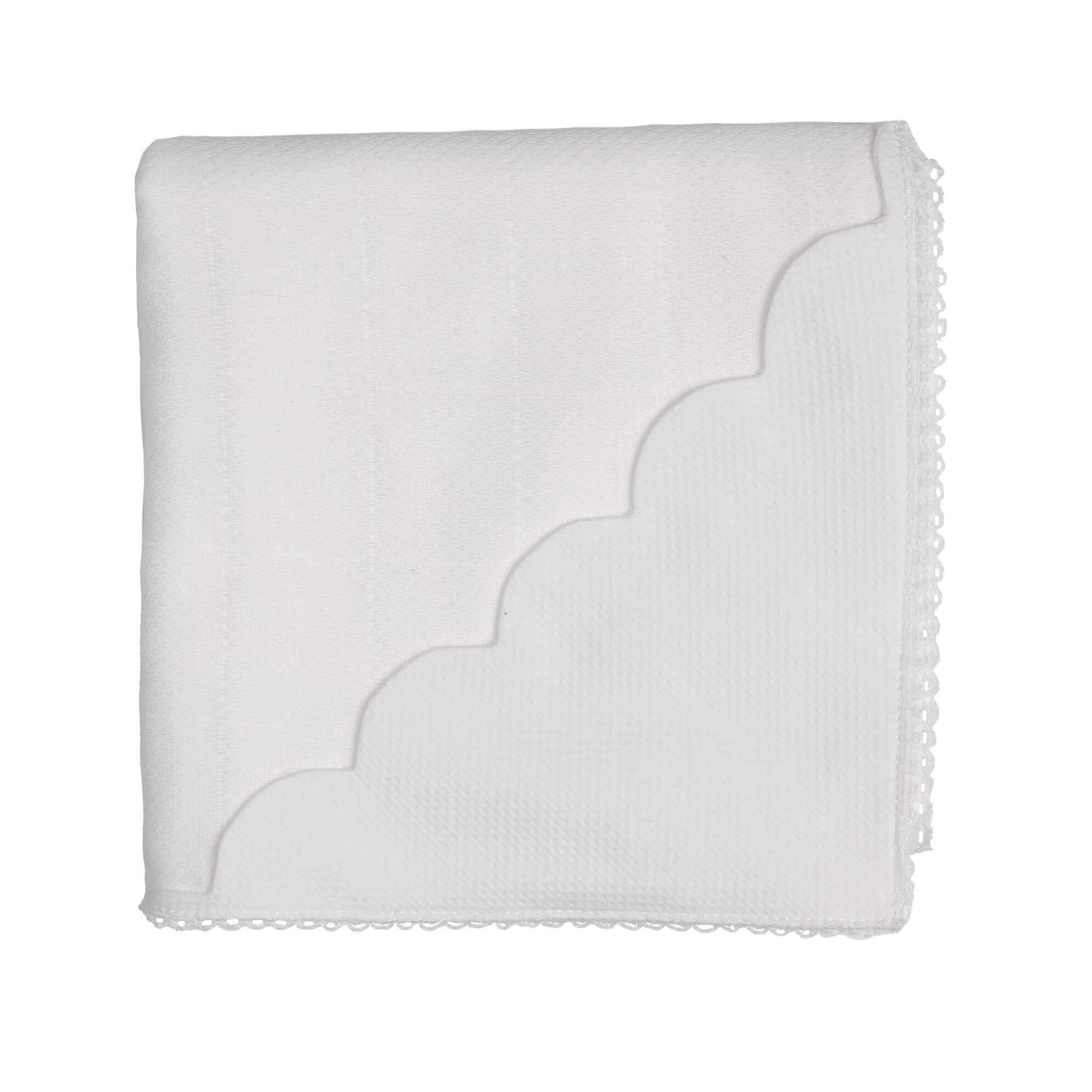 Baby Gi Unisex White Blanket Baby Gi Unisex White Blanket