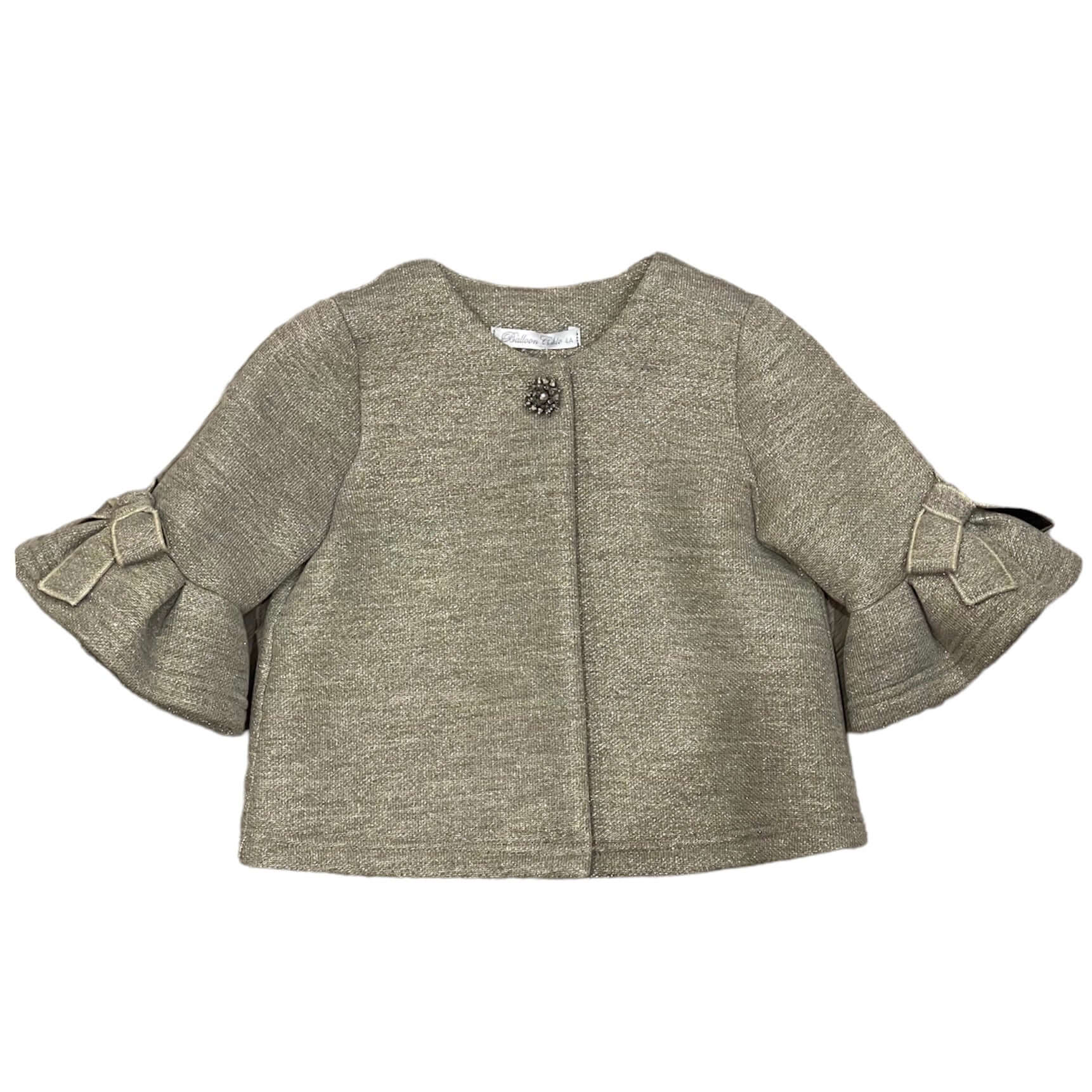 Balloon Chic Girls Gold Jacket Balloon Chic Girls Gold Jacket