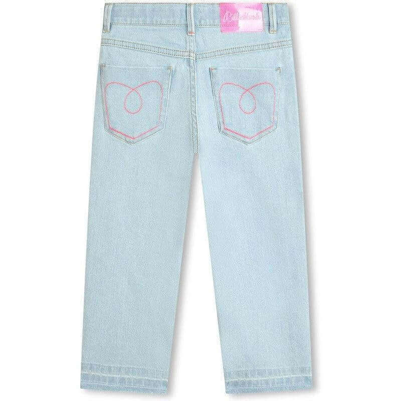 Billieblush Girls Denim Sequin Jeans Billieblush Girls Denim Sequin Jeans