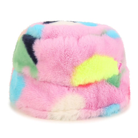 Billieblush Girls Faux Fur Bucket Hat Billieblush Girls Faux Fur Bucket Hat