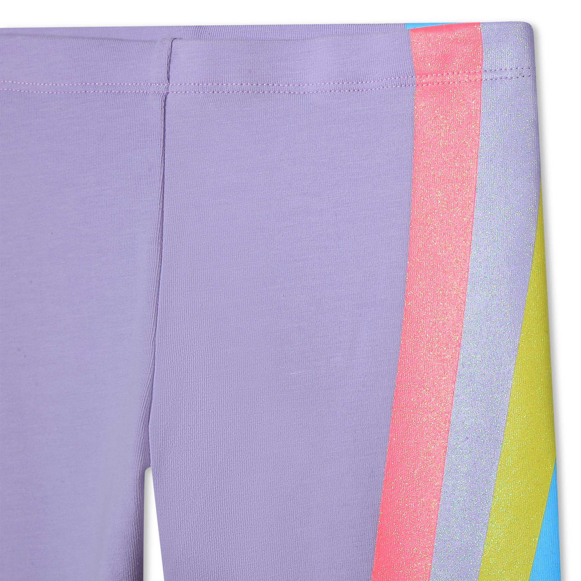 Billieblush Girls Lilac Multi Stripe Leggings Billieblush Girls Lilac Multi Stripe Leggings