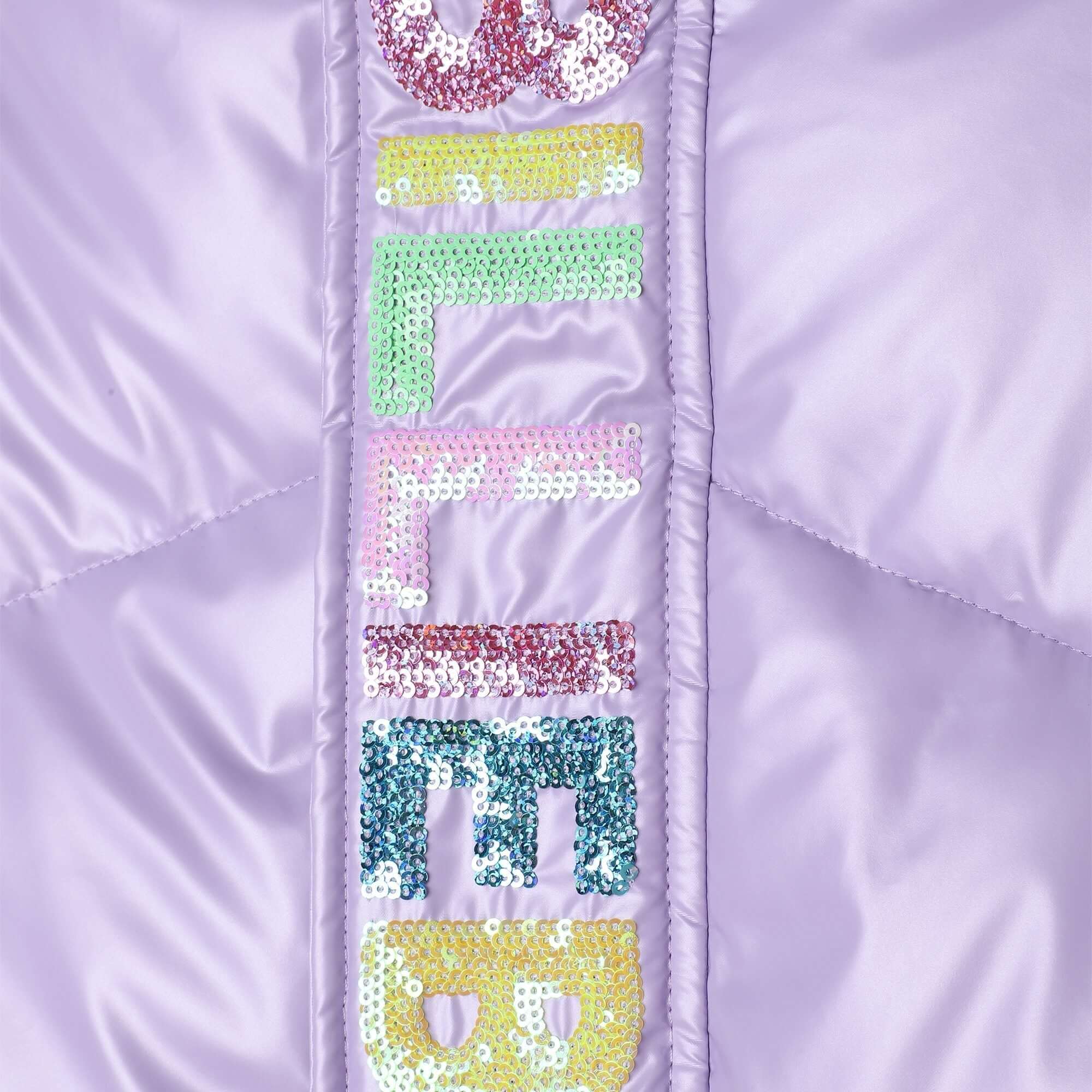 Billieblush Girls Lilac Puffer Coat Billieblush Girls Lilac Puffer Coat