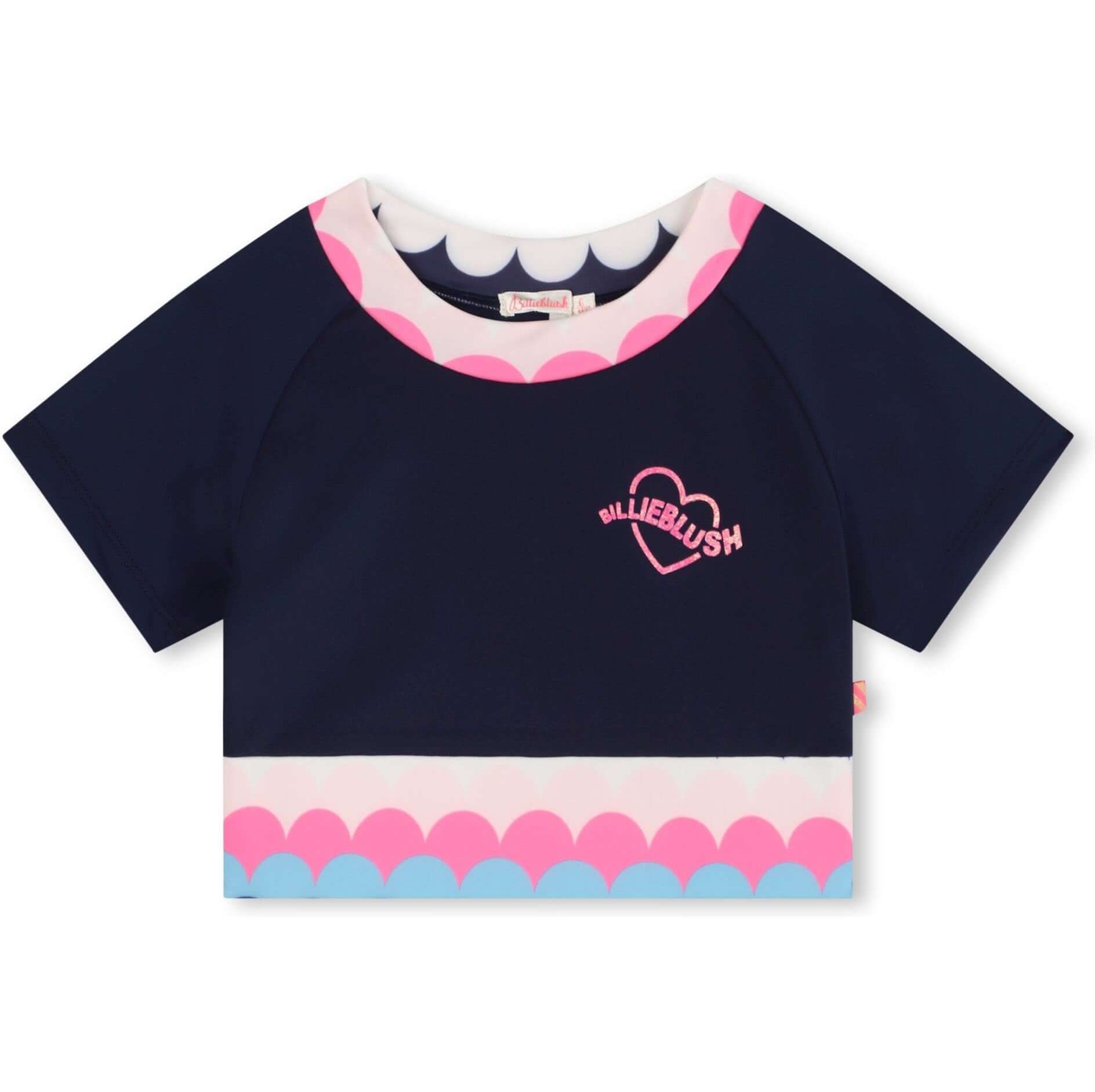Billieblush Girls Navy Crop Top Billieblush Girls Navy Crop Top