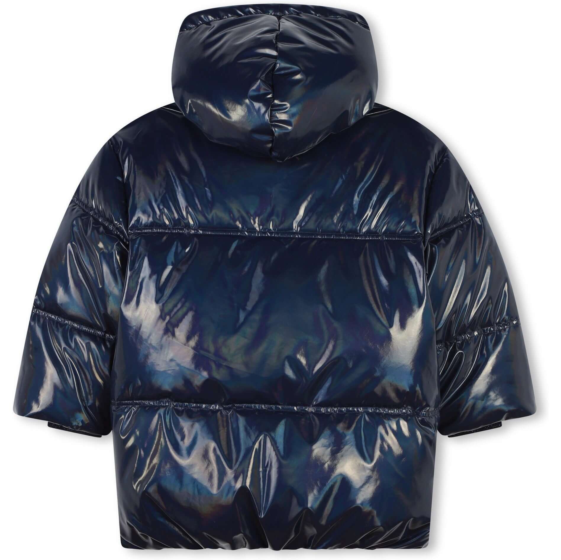 Billieblush Girls Navy Puffer Coat Billieblush Girls Navy Puffer Coat