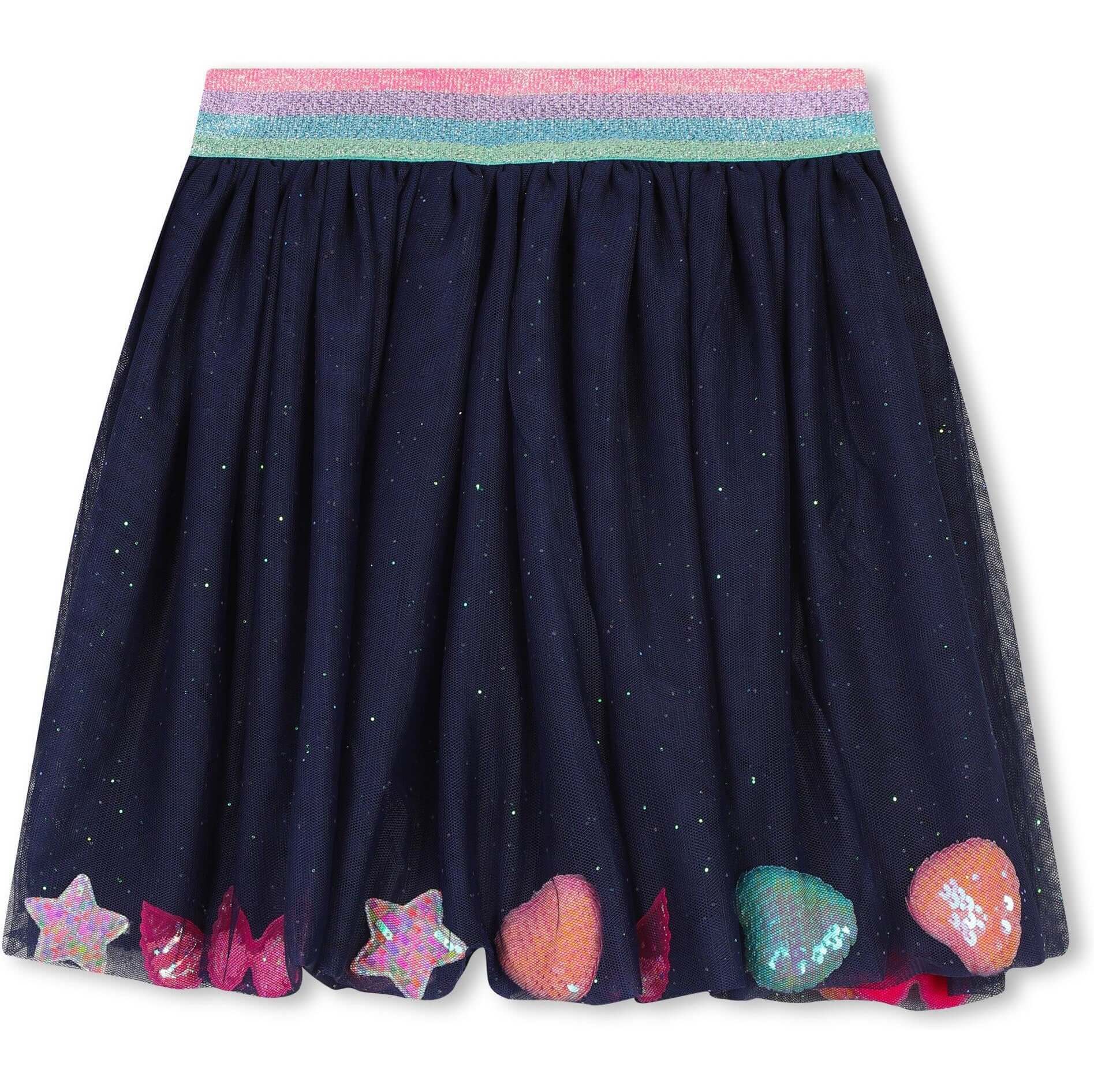 Billieblush Girls Navy Tulle Skirt Billieblush Girls Navy Tulle Skirt