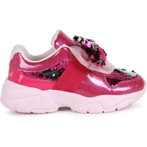Billieblush Girls Pink Bow Trainers Billieblush Girls Pink Bow Trainers