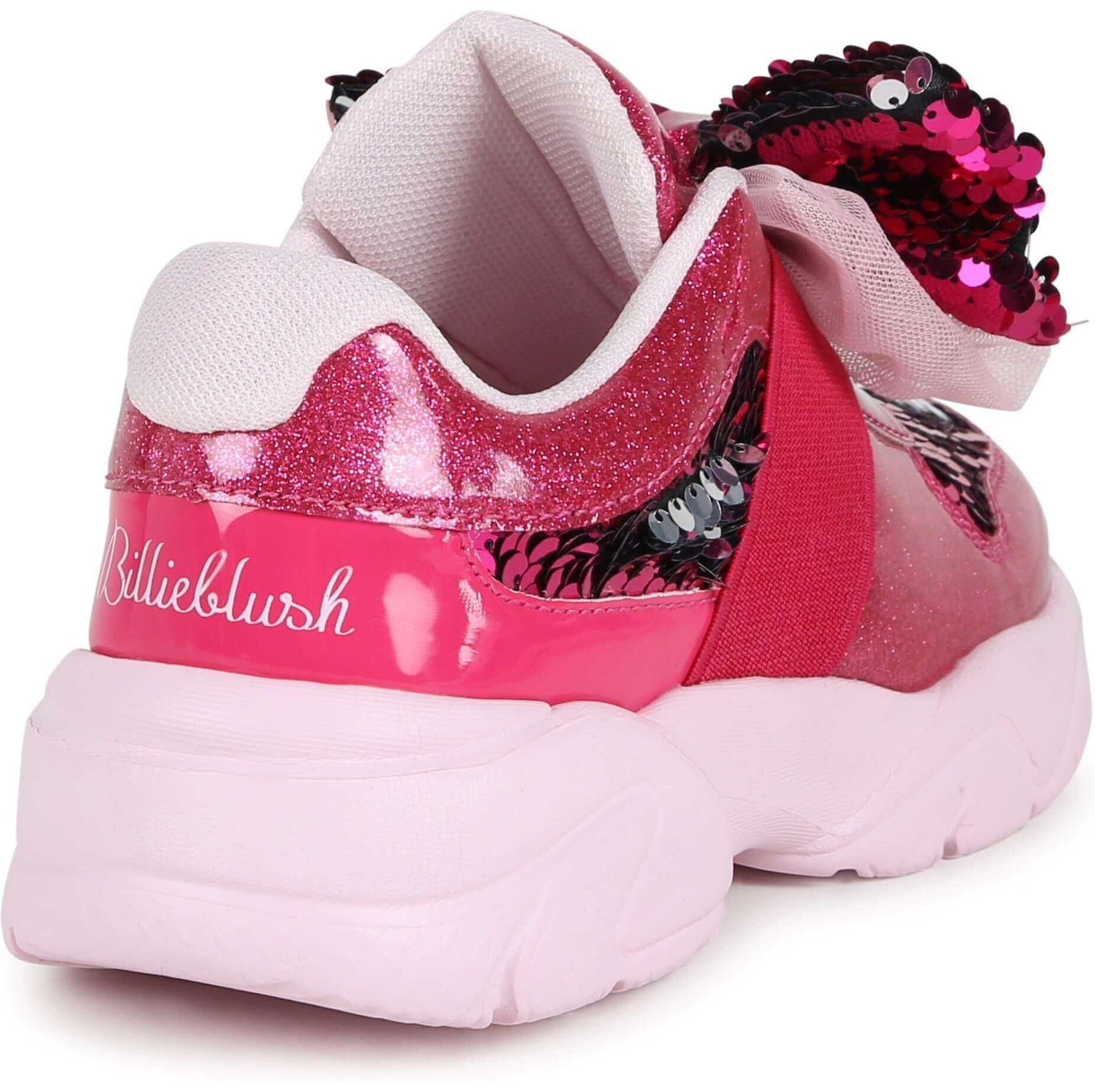 Billieblush Girls Pink Bow Trainers Billieblush Girls Pink Bow Trainers
