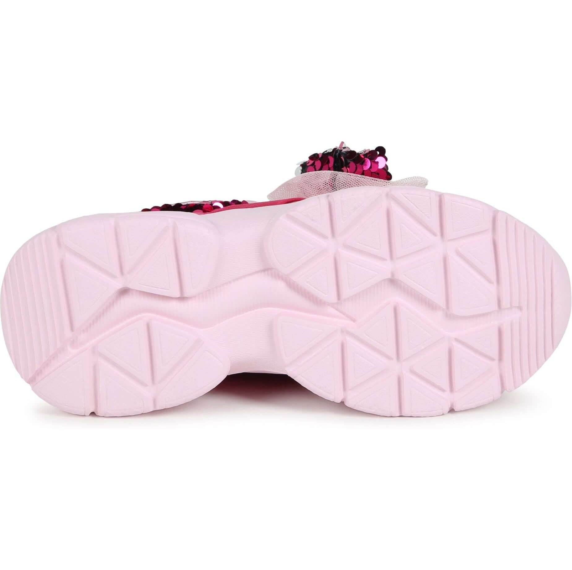 Billieblush Girls Pink Bow Trainers Billieblush Girls Pink Bow Trainers