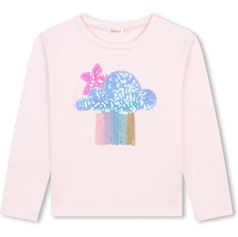 Billieblush Girls Pink Cloud T-shirt Billieblush Girls Pink Cloud T-shirt