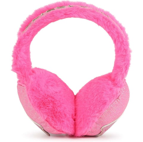 Billieblush Girls Pink Faux Fur Ear Muffs Billieblush Girls Pink Faux Fur Ear Muffs
