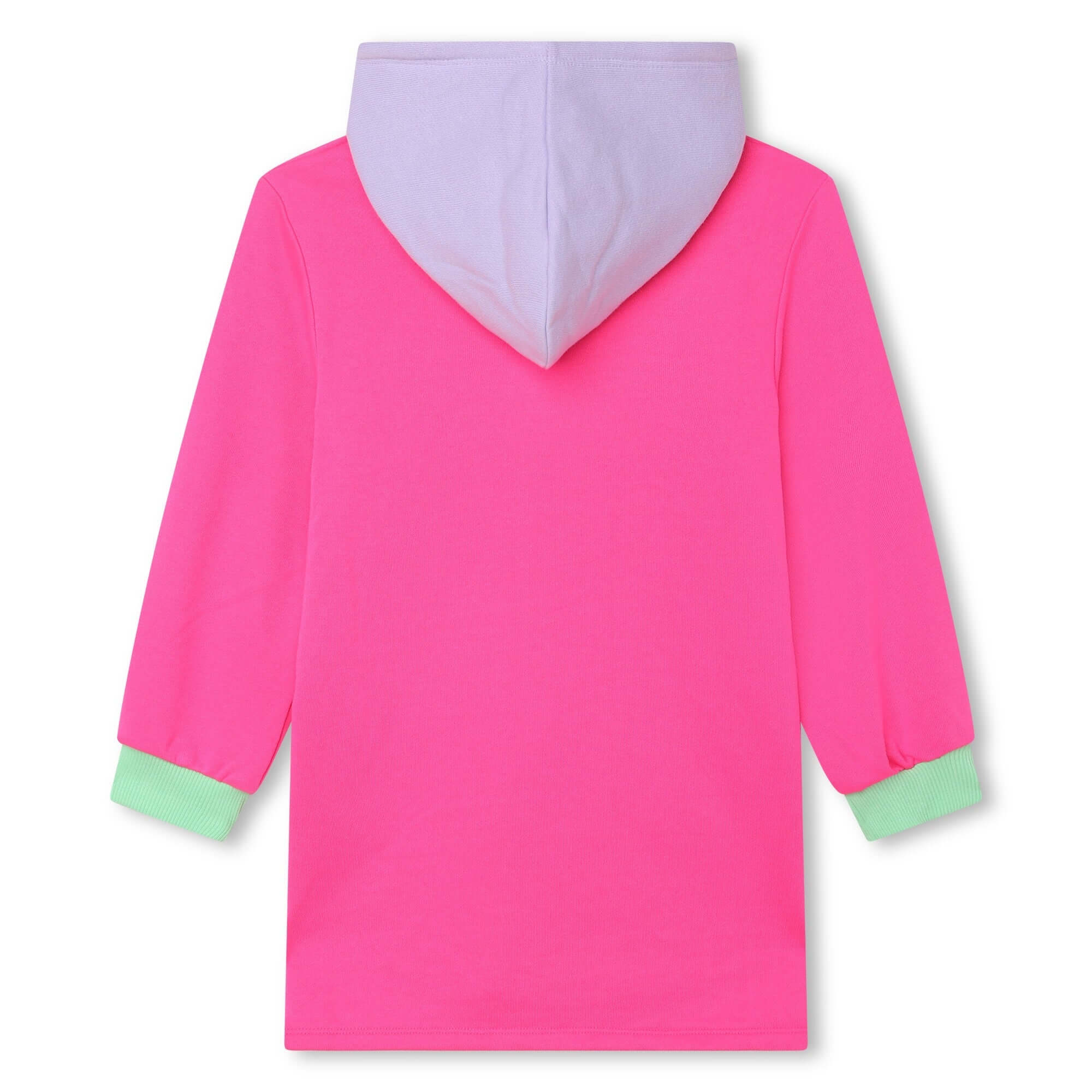 Billieblush Girls Pink HEY Hooded Dress Billieblush Girls Pink HEY Hooded Dress