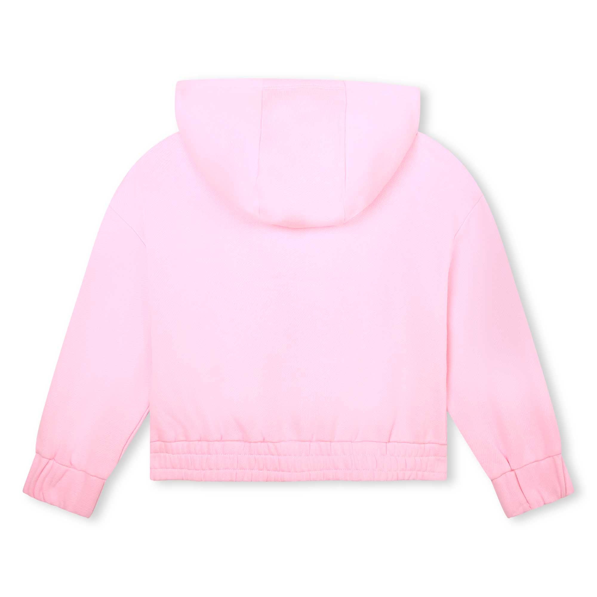 Billieblush Girls Pink Logo Graphic Hoodie Billieblush Girls Pink Logo Graphic Hoodie