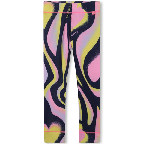 Billieblush Girls Pink Pattern Leggings Billieblush Girls Pink Pattern Leggings