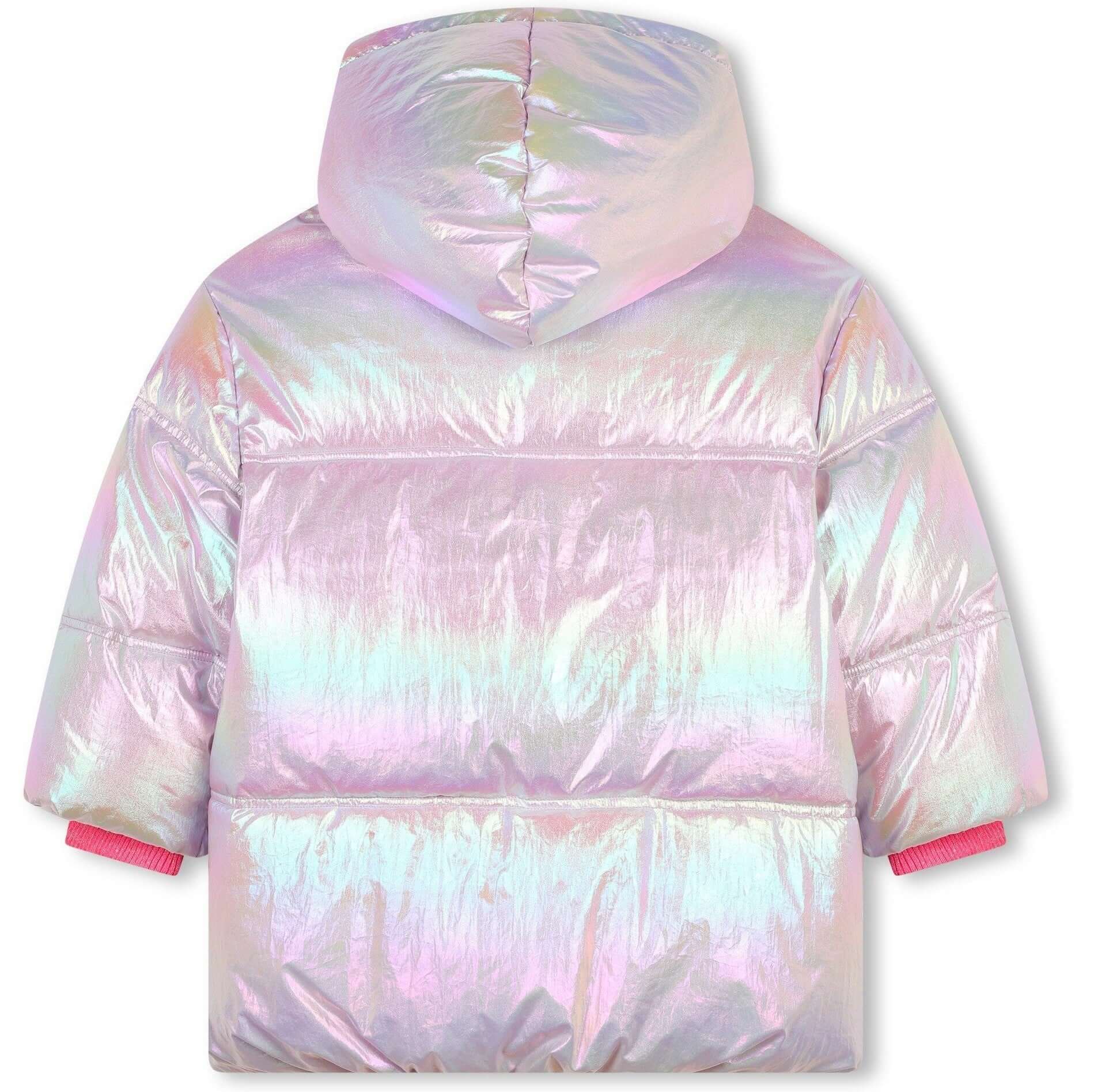 Billieblush Girls Pink Puffer Coat Billieblush Girls Pink Puffer Coat