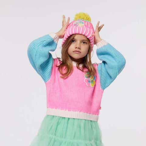 Billieblush Girls Pink Pull On Hat Billieblush Girls Pink Pull On Hat