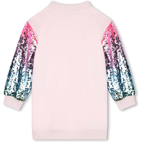 Billieblush Girls Pink Sequin Dress Billieblush Girls Pink Sequin Dress