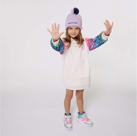 Billieblush Girls Pink Sequin Dress Billieblush Girls Pink Sequin Dress