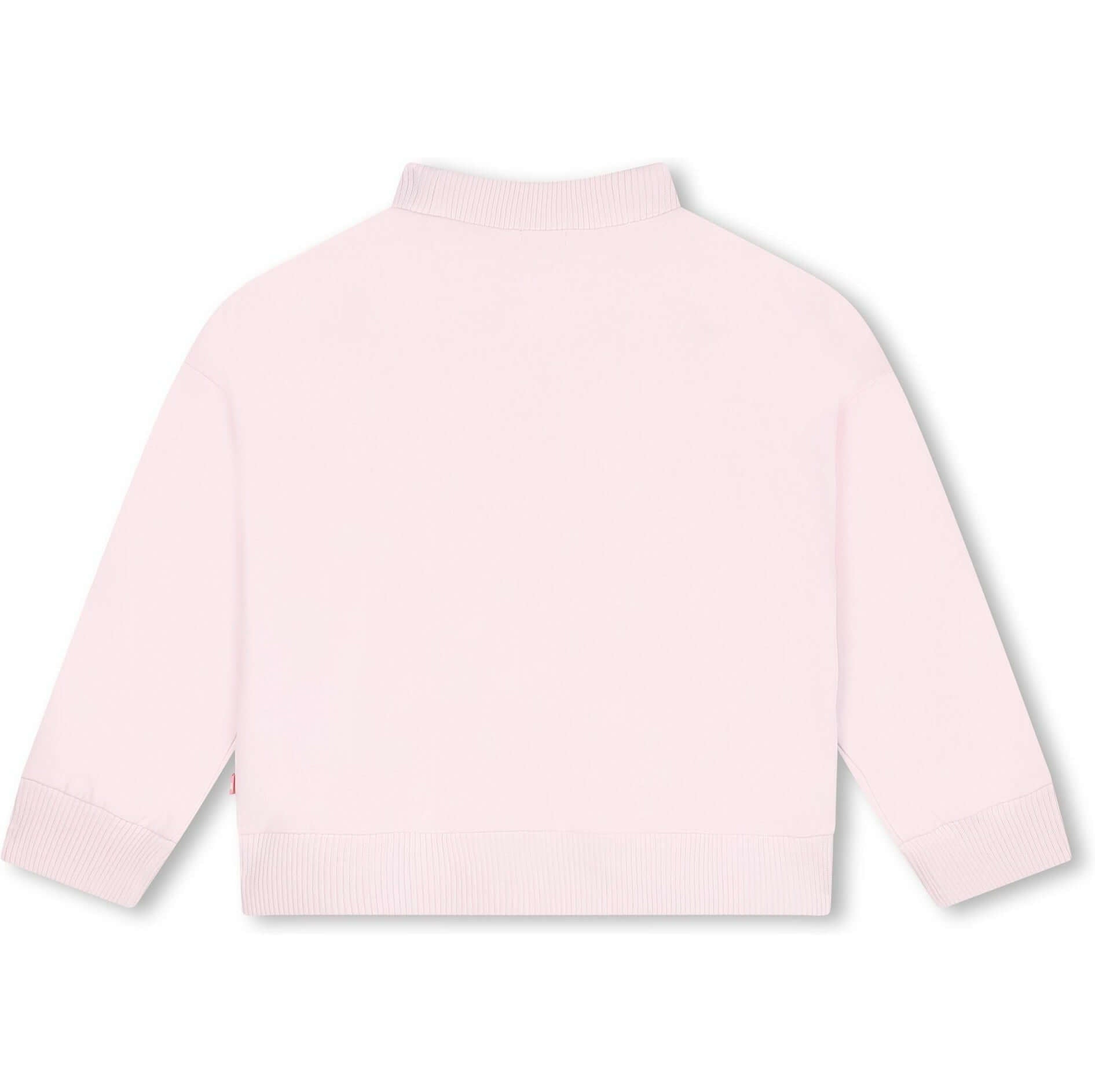 Billieblush Girls Pink Sequin Sweatshirt Billieblush Girls Pink Sequin Sweatshirt