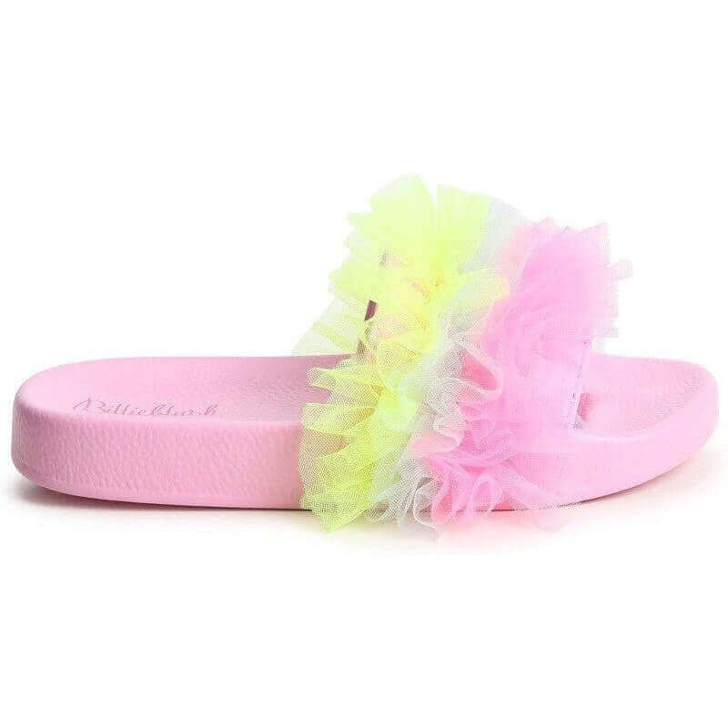 Billieblush Girls Ruffle Tulle Slides Billieblush Girls Ruffle Tulle Slides