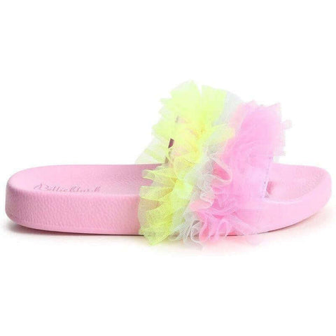Billieblush Girls Ruffle Tulle Slides Billieblush Girls Ruffle Tulle Slides