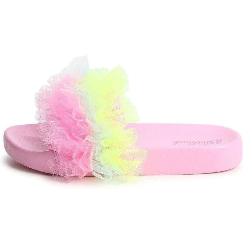 Billieblush Girls Ruffle Tulle Slides Billieblush Girls Ruffle Tulle Slides