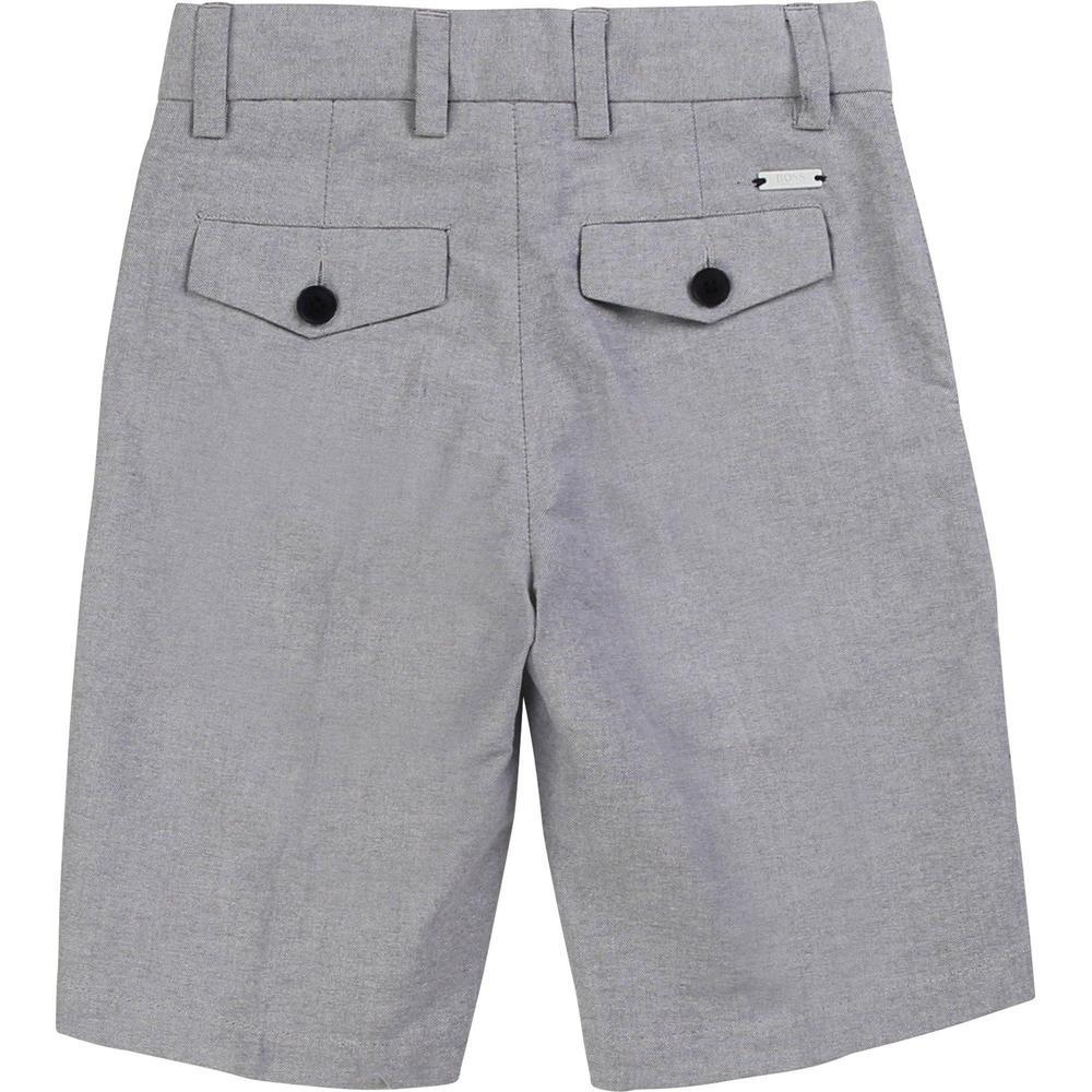 BOSS Boys Grey Cotton Shorts BOSS Boys Grey Cotton Shorts