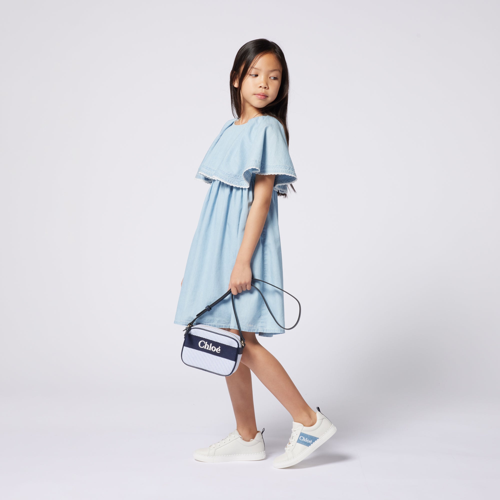 Chloe Girls Navy Shoulder Bag Chloe Girls Navy Shoulder Bag