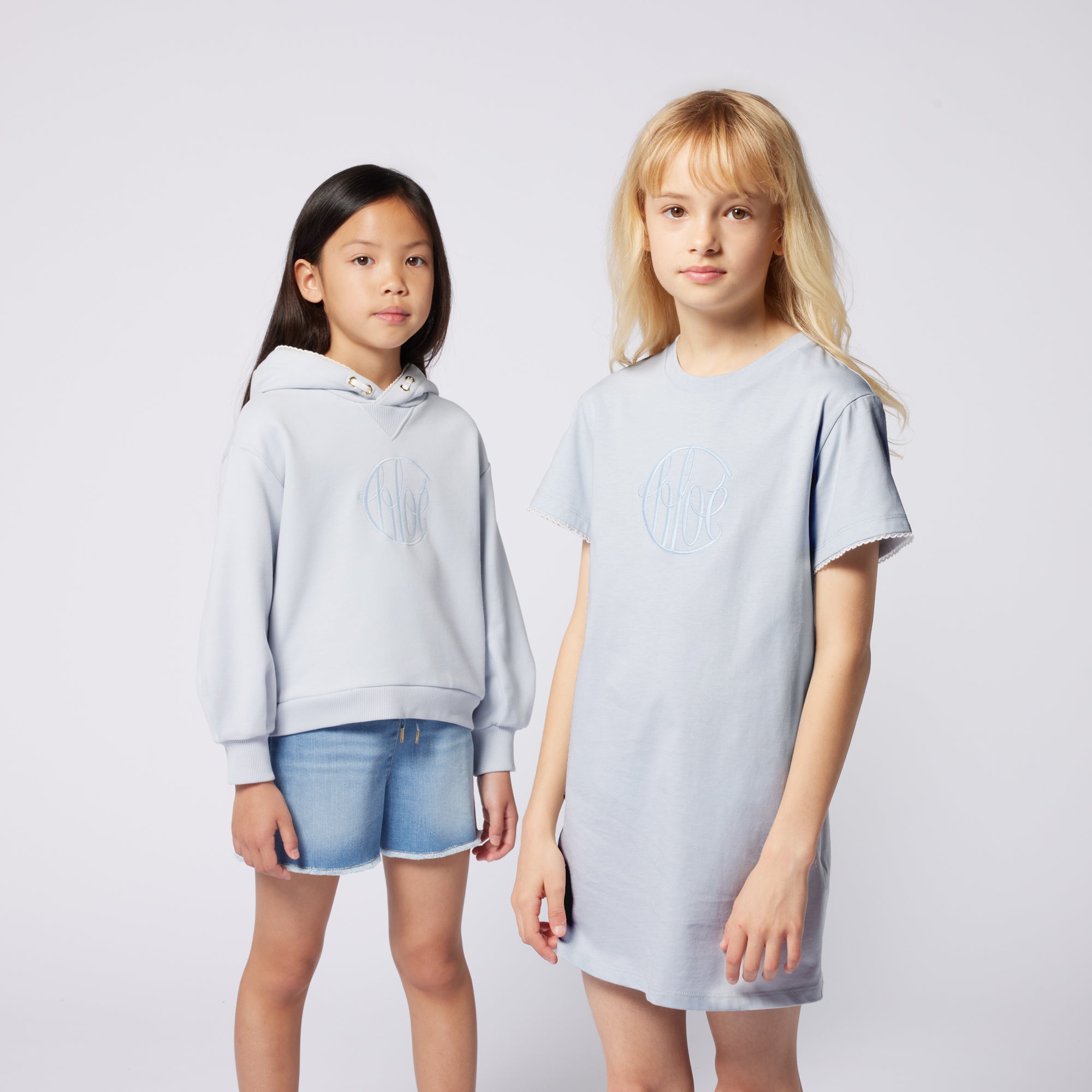 Chloe Girls Pale Blue Tracksuit Chloe Girls Pale Blue Tracksuit