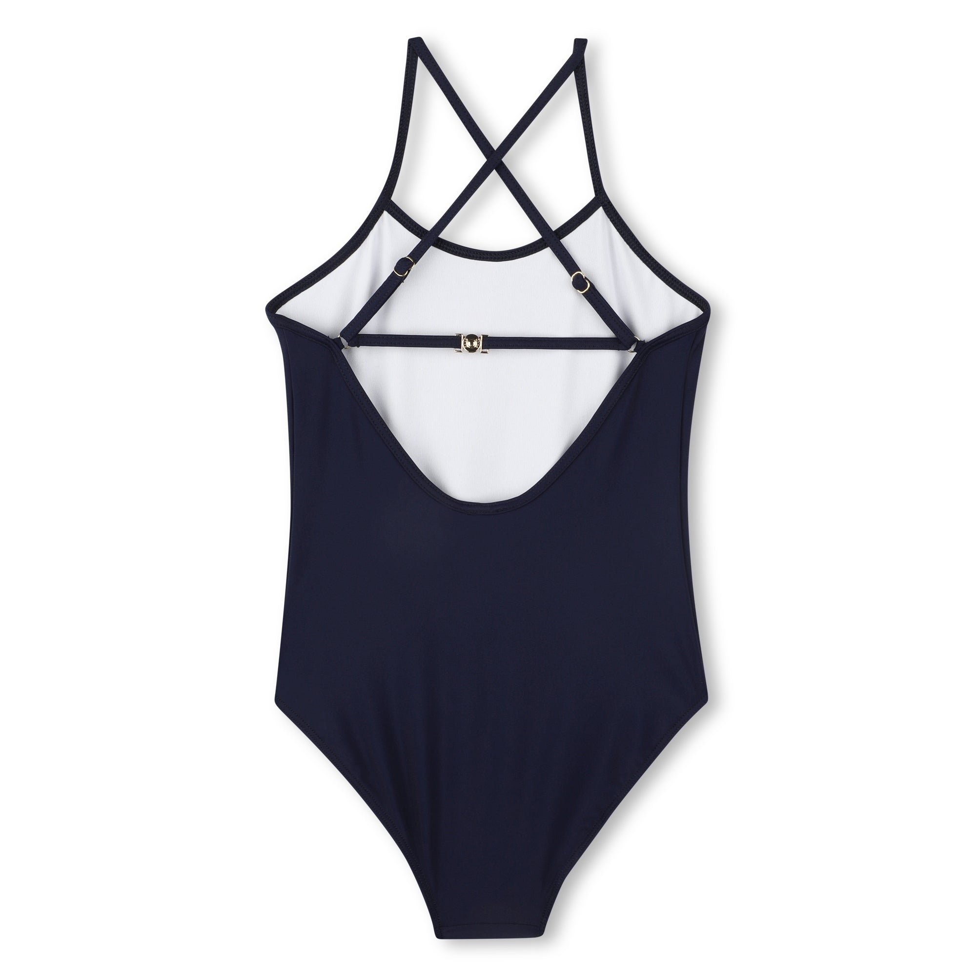 Chloe Girls Navy Logo Swimming Costume Chloe Girls Navy Logo Swimming Costume