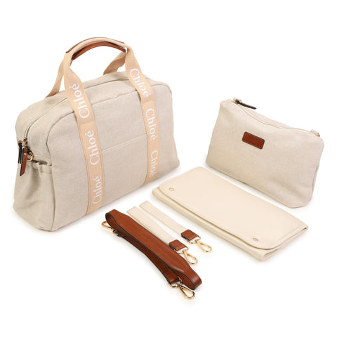 Chloe Beige Baby Changing Bag Chloe Beige Baby Changing Bag