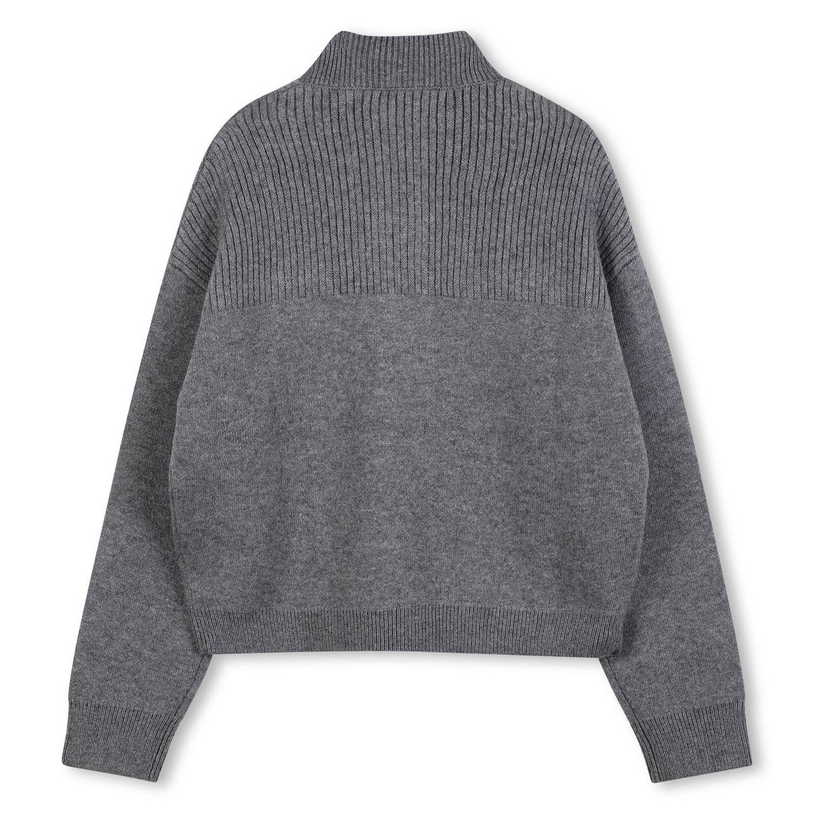 Chloe Girls Grey Knitted Tracksuit Chloe Girls Grey Knitted Tracksuit