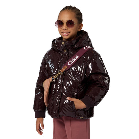 Chloe Girls Maroon Puffer Jacket Chloe Girls Maroon Puffer Jacket