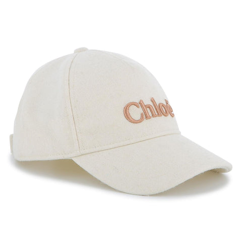 Chloe Girls Beige Logo Cap Chloe Girls Beige Logo Cap