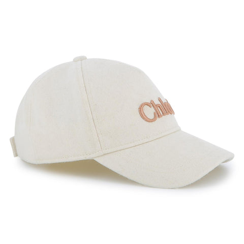 Chloe Girls Beige Logo Cap Chloe Girls Beige Logo Cap
