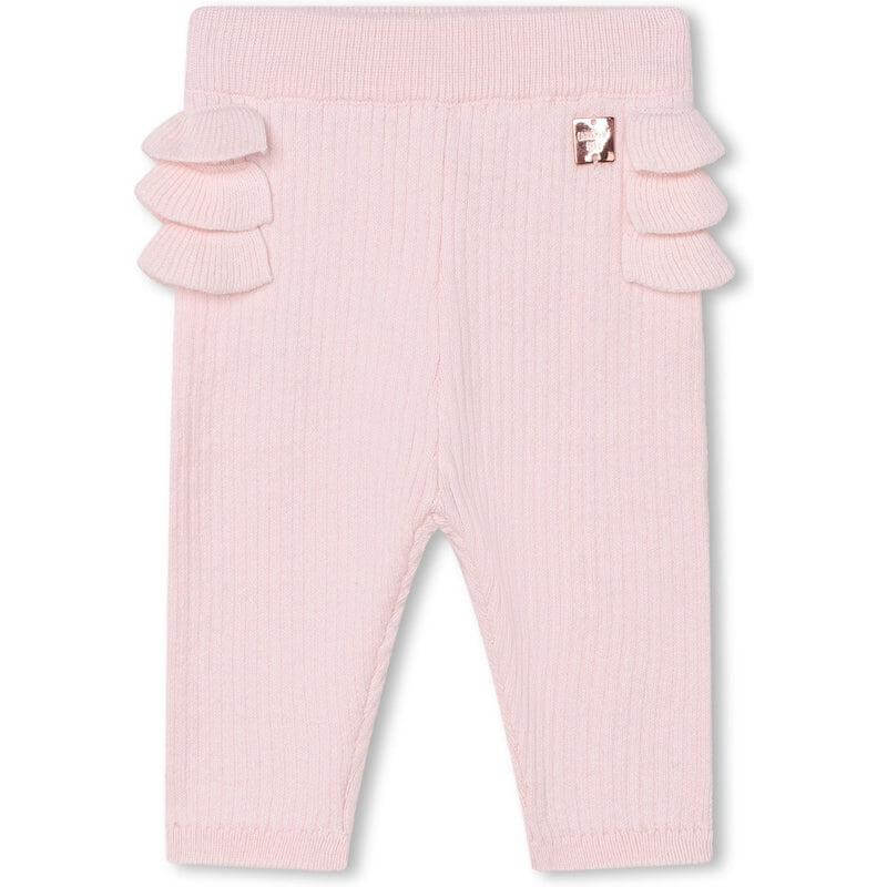 Carrement Beau Girls Pink Kniited Leggings Carrement Beau Girls Pink Kniited Leggings