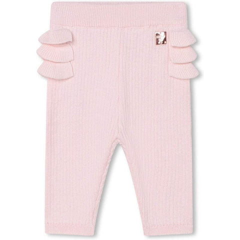 Carrement Beau Girls Pink Kniited Leggings Carrement Beau Girls Pink Kniited Leggings