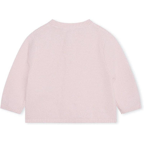 Carrement Beau Girls Pink Knitted Cardigan Carrement Beau Girls Pink Knitted Cardigan