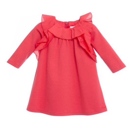 Chloe Baby Girls Red Ruffle Dress Chloe Baby Girls Red Ruffle Dress